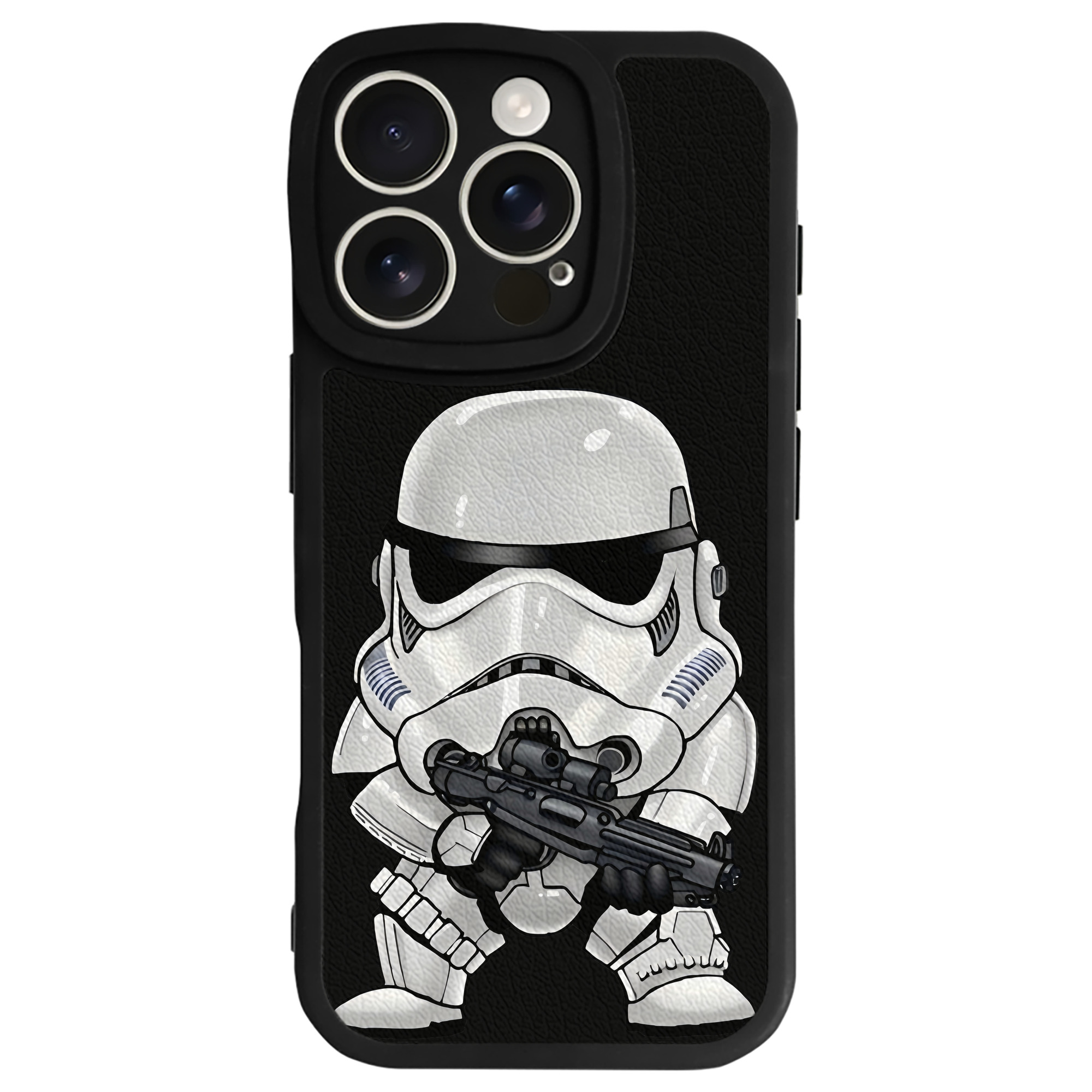 （画像用） スター・ウォーズ Star Wars 【iPhone 16シリーズ対応】シリコンスマホケース（レザー調） 材質：シリコン